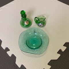 入院前に売りたい😊美品🧡有名な北一ガラスほか、小物入れ皿・醤油差し・シロップ入れの画像