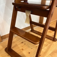 木製ベビーチェア　ミッフィーの画像