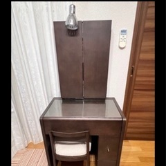 【急募】【差し上げます】三面鏡ドレッサー