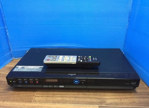 SHARP AQUOS ブルーレイレコーダー BD-H50 　純正リモコン付