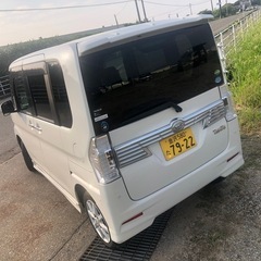 後期‼️4WD‼️タントカスタム‼️2023年夏タイヤ‼️純正ナビ‼Bluetooth‼️の画像