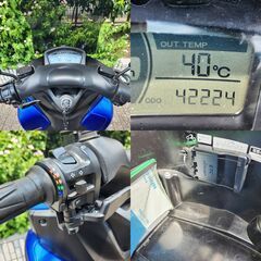 【普通免許仕様もOK】トリシティ155ABS SG37J グリップヒーター ETC車載器 走行4.2万km台★TRIX★の画像