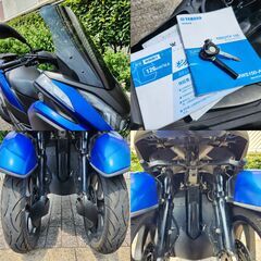 【普通免許仕様もOK】トリシティ155ABS SG37J グリップヒーター ETC車載器 走行4.2万km台★TRIX★の画像