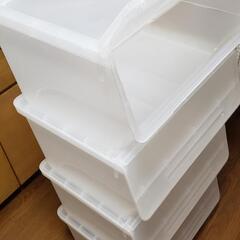 【値下げ交渉可】収納　プラスチック　ケース　衣類　おもちゃ入れ押し入れの画像