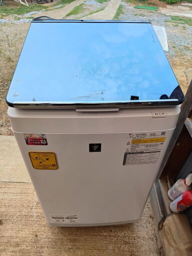 シャープ 洗濯機　ガラストップ11キロ　ESーPW11E-S　乾燥機能付き　2021年　配送設置OK　条件有