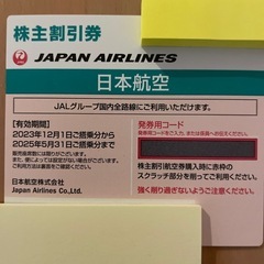 JAL 株主優待券　1枚