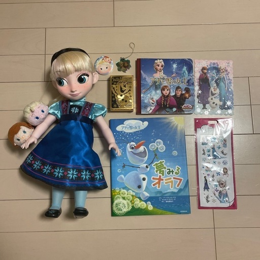 アナと雪の女王　エルサ　アニメータードール　ツムツム　ぬいぐるみ　アナ　絵本　シール　オラフ　トランプ　グッズセット