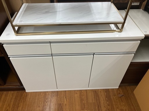 キッチンカウンター　ホワイト　14,300円