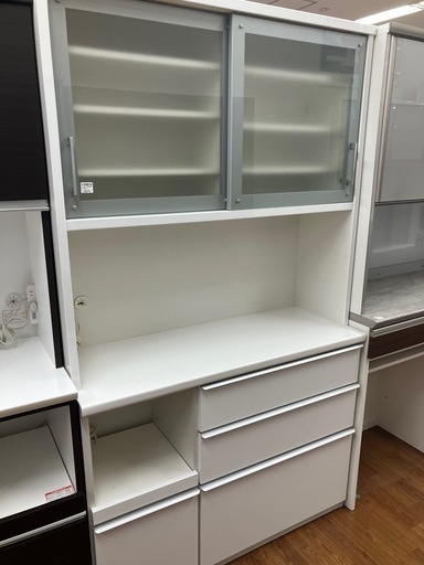 レンジボード　松田家具　ホワイト　2枚扉　44,000円