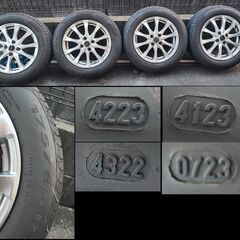175/65R15 タイヤホイール ピレリ 6～7分山 (202...