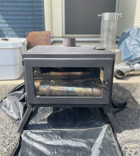 薪ストーブ ガラス3面