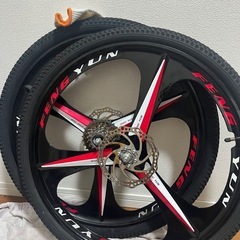 自転車アルミ製タイヤ