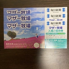 マザー牧場 チケット2枚