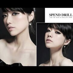 ≒j→→→m40-3刻印/ブリリアント大粒ダイヤモンドＣＺラウンドピアスC＊Bの画像