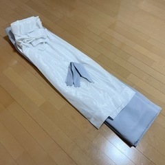 【1級遮光カーテン+ミラーカーテン】100×135cm×2枚の画像