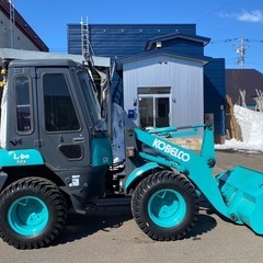 KOBELCOタイヤショベル！LA50です！！前後フルピン！！
の画像