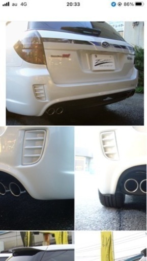 (売約済)レガシィ　　BP5 リアバンパー(アンダーカーボン仕様)