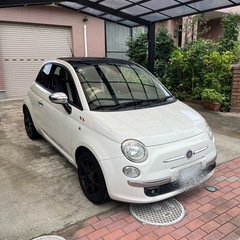 整備歴有H21年フィアット500車検R7/9 1.4 16V ラウンジ