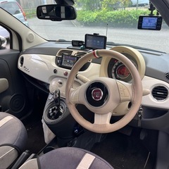 整備歴有H21年フィアット500車検R7/9 1.4 16V ラウンジの画像