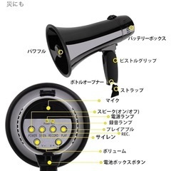 栓抜き付き拡声器
の画像
