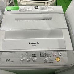早い者勝ち大セール‼️‼️＋ご来店時、ガン×2お値引き‼️Panasonic(パナソニック) 2017年製 5.0kg 洗濯機🎉