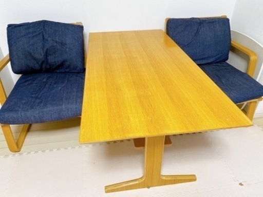 最終値下げ　セット　無印良品　リビングでもダイニングでも使えるソファ　テーブル