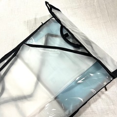 【未使用】ベビーカー レインカバー 視力保護窓 防風 防雨 防寒 オールシーズンの画像