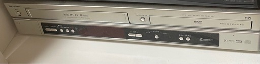 DVD VHSデッキ