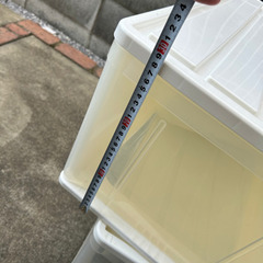 【受け渡し者決定】押入れ収納　白色　2個セットの画像