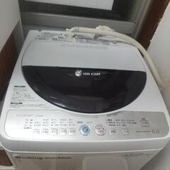 シャープ 洗濯機 Ag+イオンコート 6.0kg