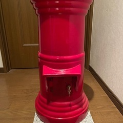 昭和レトロ 大型郵便ポスト 置物 鍵付きの画像