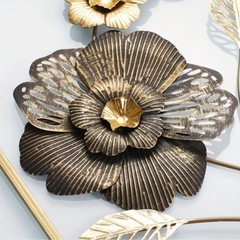 新品♪フラワー　アイアン　ウォールアート　ウォールデコ　壁掛け　壁飾りの画像