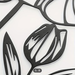 新品♪ロータス　アイアンウォールアート　アイアンアート　壁掛け　壁飾りの画像