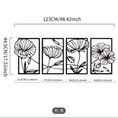 新品♪ロータス　アイアンウォールアート　アイアンアート　壁掛け　壁飾りの画像