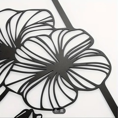 新品♪ロータス　アイアンウォールアート　アイアンアート　壁掛け　壁飾りの画像
