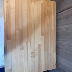 天然木パイン食卓3点セット 【無料】 FREE dining table setの画像