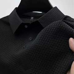 【新品】メンズ　メッシュ　半袖　XL  黒の画像