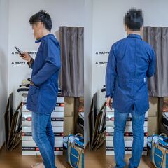 LEE×nano・universe リー×ナノユニバース別注 ステンカラーコート ショップコート Sサイズの画像