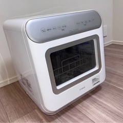 siroca 食洗機/美品/工事不要/オートオープン機能で効率よく乾燥
