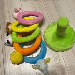 輪投げおもちゃ エドインター ふわふわなげっこ ラトル の画像