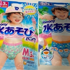 ムーニー 水遊びパンツ M3枚 ビッグ5枚 おむつ の画像