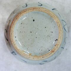 陶器　壺　火鉢 鉢　置物　いろは　 手炙り 瓶掛け 炭道具 胴径約21cm 金魚鉢 メダカ鉢 睡蓮鉢 植木鉢 古民具 美術　つぼの画像