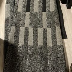 ニトリ 絨毯 カーペット 黒 300×200
