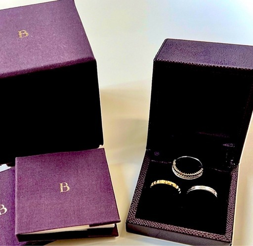 定価75万円ブシュロン　キャトル　クルドパリ/ゴドロンリング／K18ダイヤリング