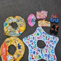 子供用 浮き輪 腕輪 ビーチボール マリンシューズ