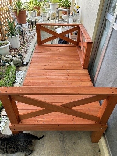 購入の方が決まりました。ウッドデッキ