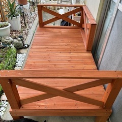 購入の方が決まりました。ウッドデッキ