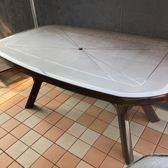 アウトドア用　ガーデンテーブルの画像