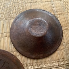 アフリカっぽい模様入りの茶托5枚セットです。の画像