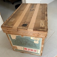 茶箱　収納　レトロ　アンティーク